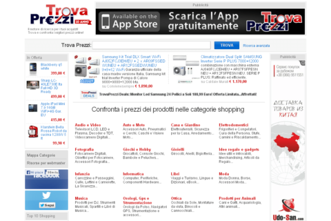 Screen Trovaprezzi.it